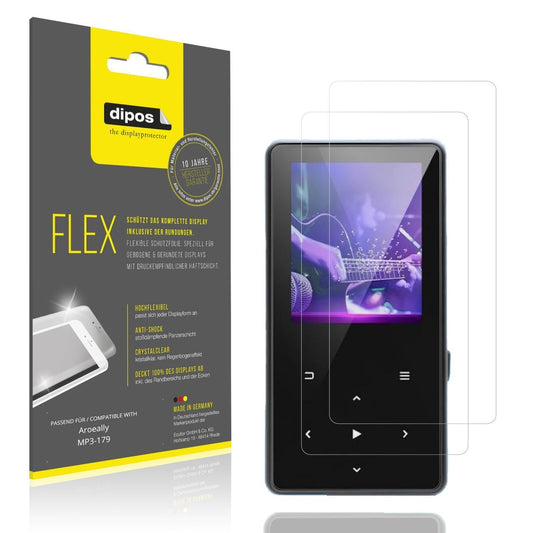 2x 3D Full Cover Schutzfolie für Aroeally MP3-179 (1)