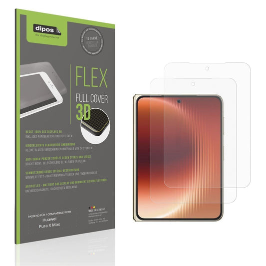 2x Full Cover Schutzfolie matt für Huawei Pura X M (1)