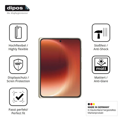 2x Full Cover Schutzfolie matt für Huawei Pura X M (7)