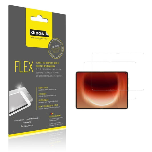 2x 3D Full Cover Schutzfolie für Huawei Pura X Max (1)