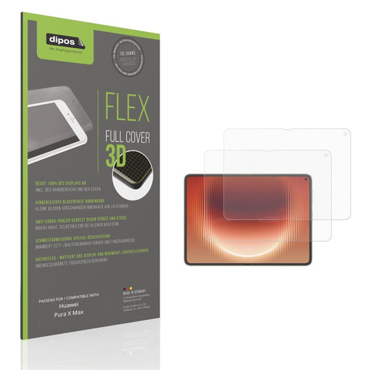 2x Full Cover Schutzfolie matt für Huawei Pura X M (1)