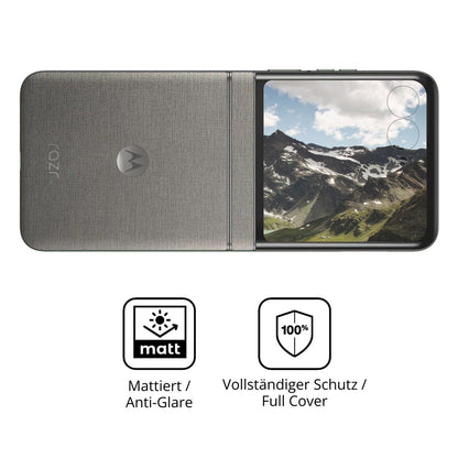 2x Full Cover Schutzfolie matt für Motorola Razr 7 (5)