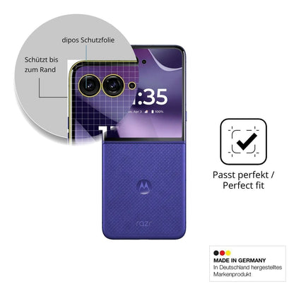 2x 3D Full Cover Schutzfolie für Motorola Razr 70  (6)