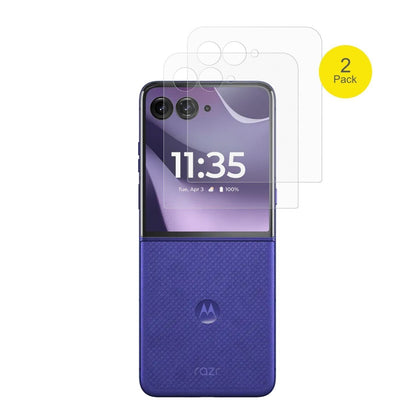 2x Full Cover Schutzfolie matt für Motorola Razr 7 (2)