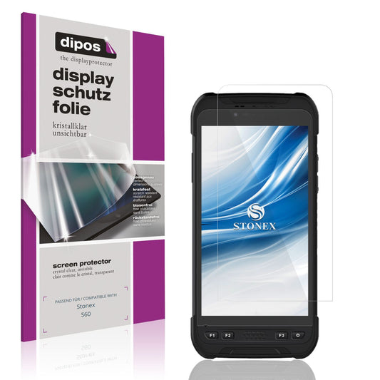 4x Schutzfolie klar für Stonex S60 Display-Schutzf (1)