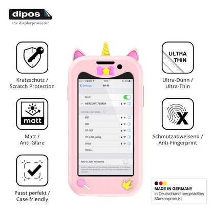 4x Schutzfolie matt für BLKE S Unicorn 18-Pro Disp (7)