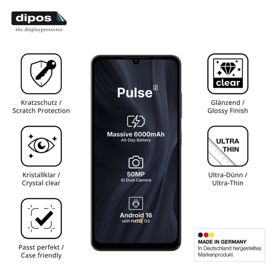 4x Schutzfolie klar für Aiplus AI+ Pulse 2 Display (1)
