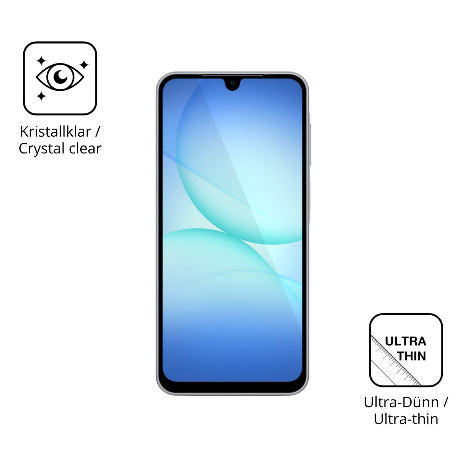 4x Schutzfolie klar für Samsung Galaxy Buddy5 Disp (5)