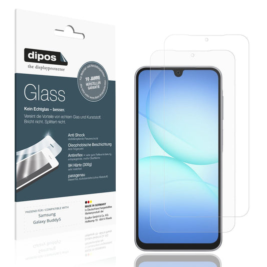 2x 9H Schutzfolie matt für Samsung Galaxy Buddy5 P (1)