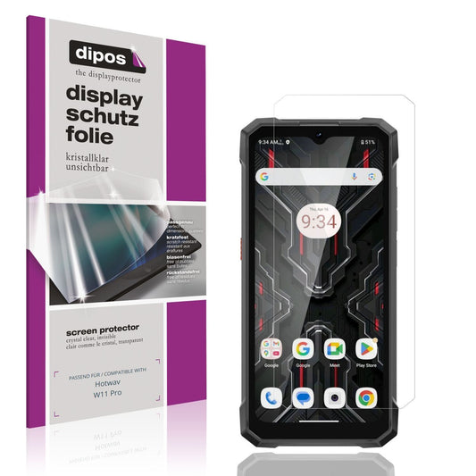 4x Schutzfolie klar für Hotwav W11 Pro Display-Sch (1)