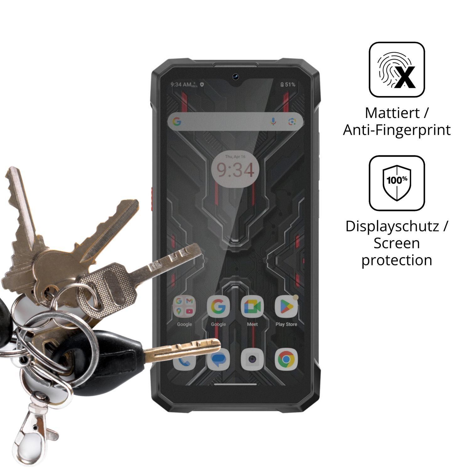 Blickschutzfolie für Hotwav W11 Pro matt Schutzfol (3)