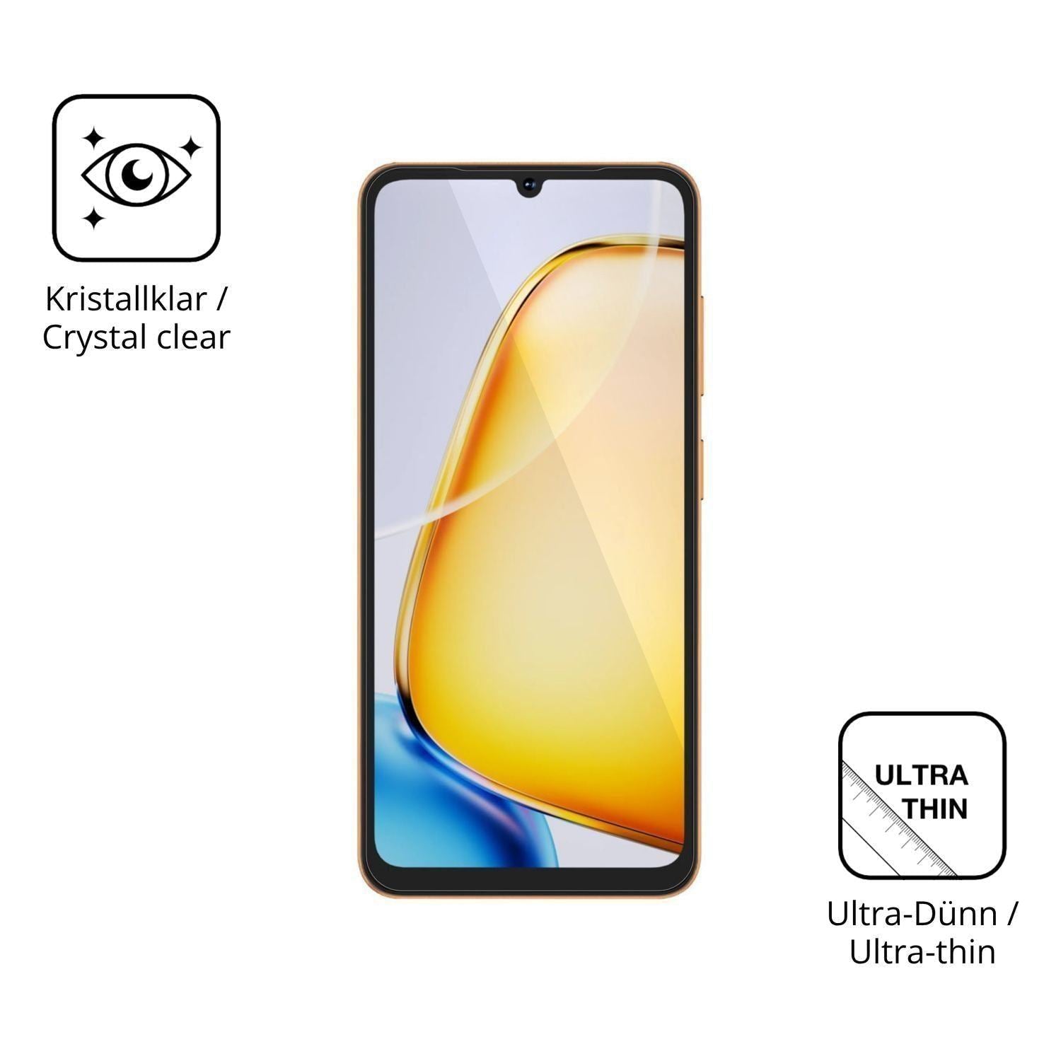 4x Schutzfolie klar für Hotwav A25 Ultra Display-S (5)