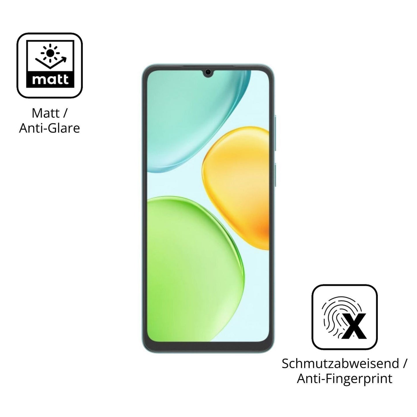 4x Schutzfolie matt für Honor 500 Smart 5G Display (5)