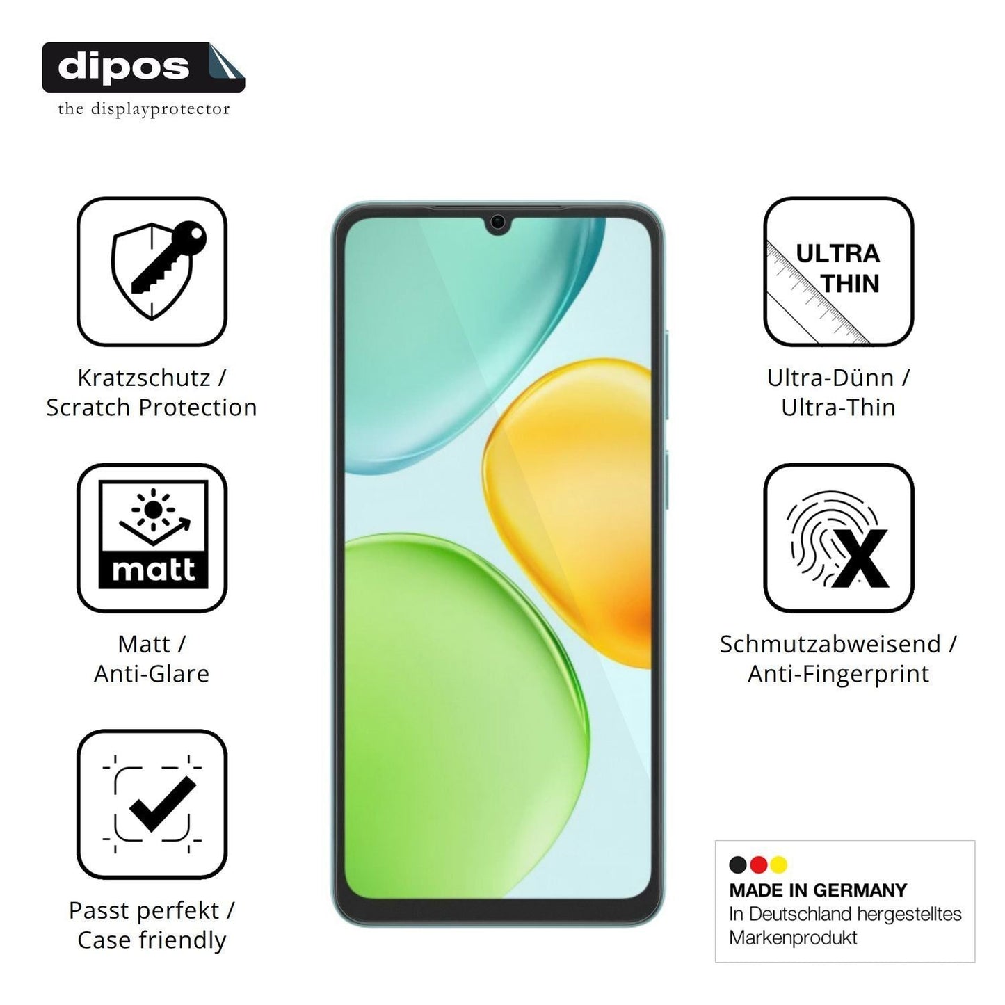 4x Schutzfolie matt für Honor 500 Smart 5G Display (7)