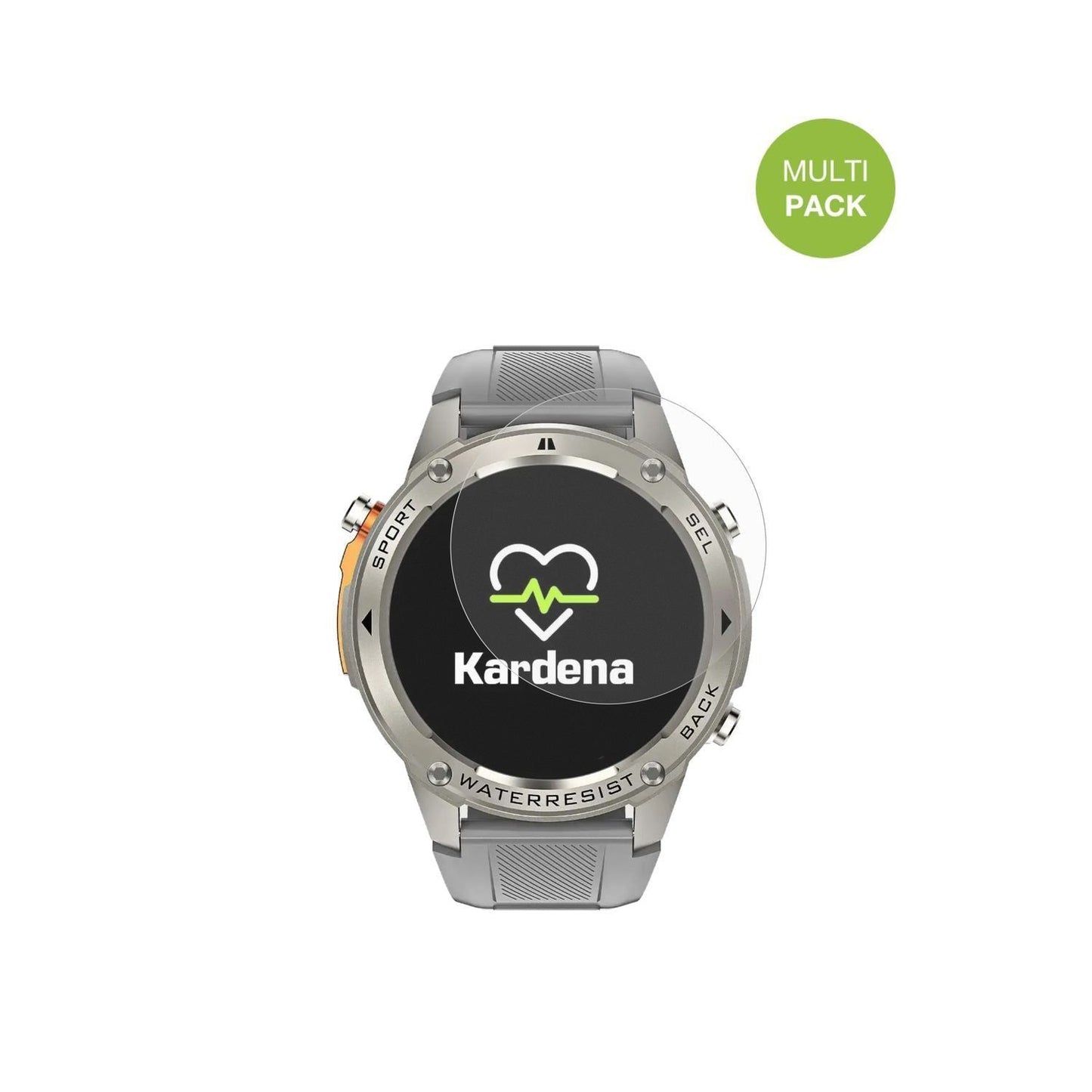 6x Schutzfolie matt für Kardena Care GPS Display-S (2)