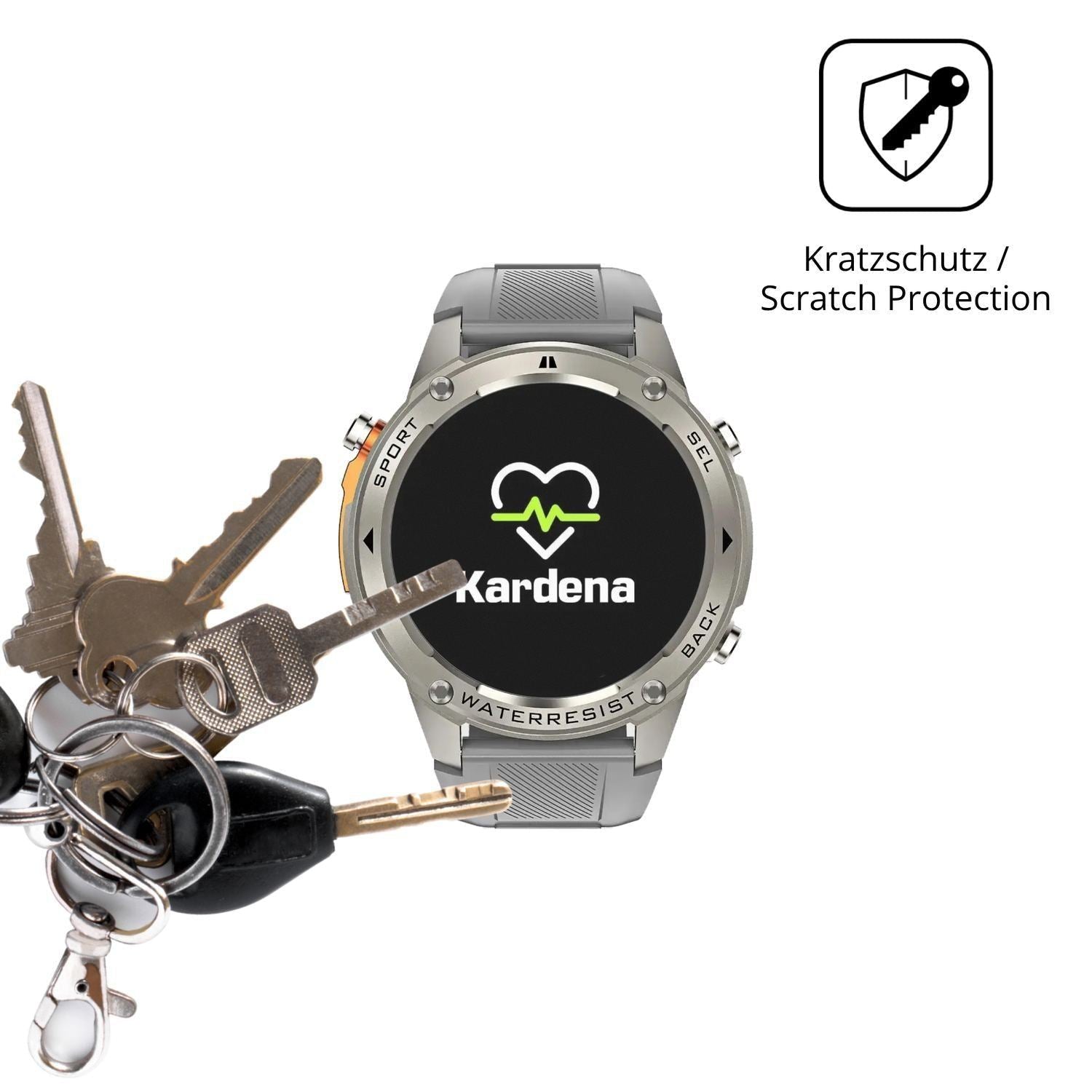 6x Schutzfolie matt für Kardena Care GPS Display-S (4)
