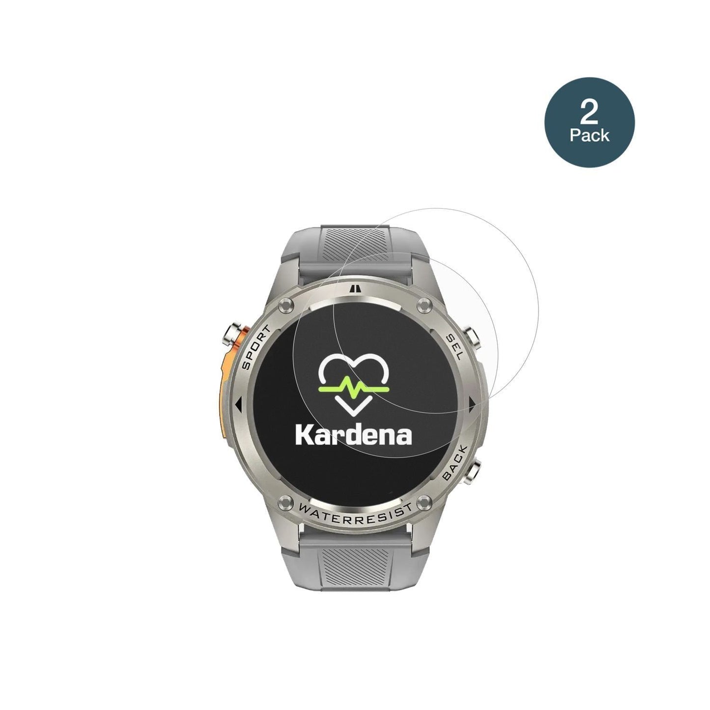 2x 9H Schutzfolie matt für Kardena Care GPS Panzer (2)