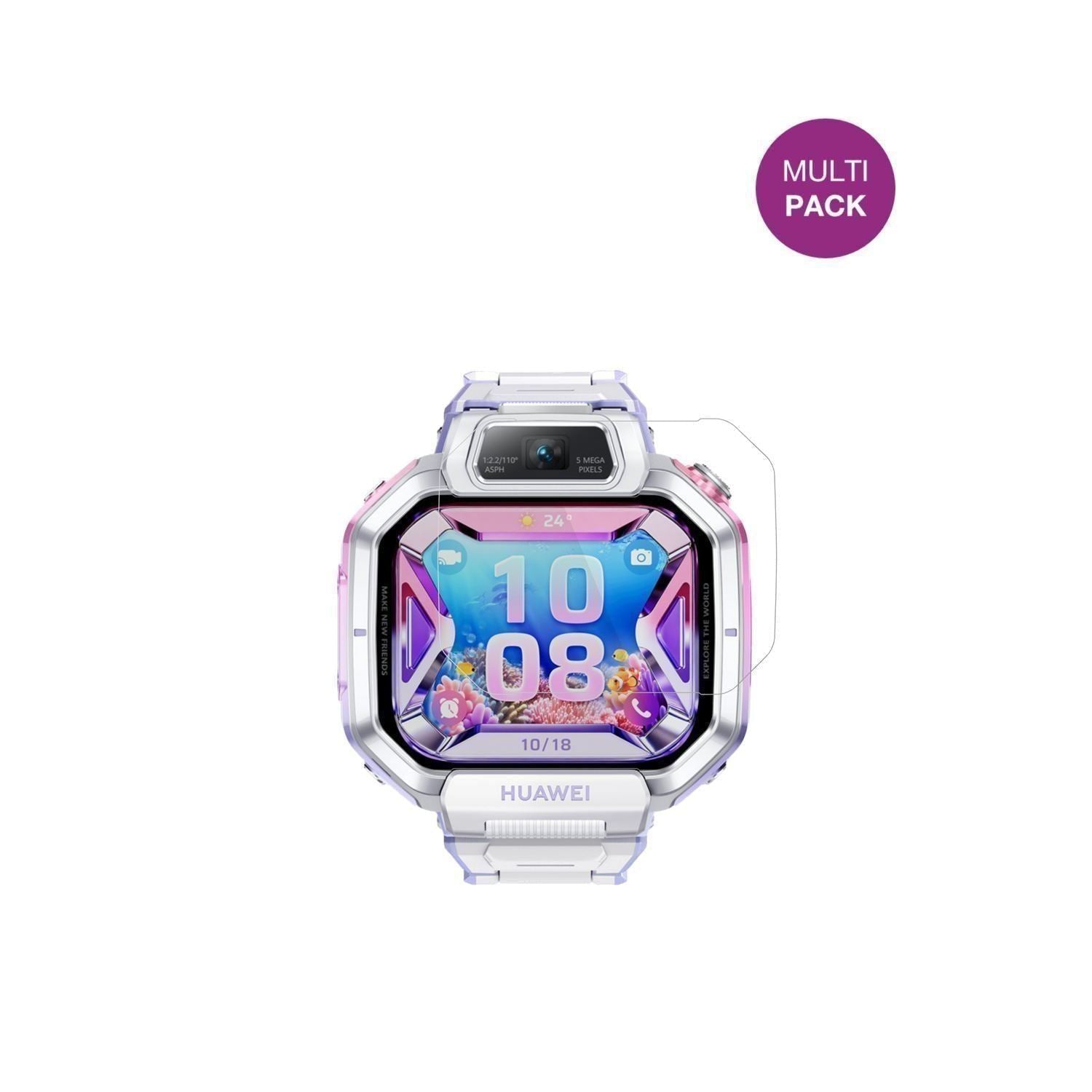 6x Schutzfolie klar für Huawei Watch Kids X1 Pro D (2)