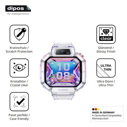 6x Schutzfolie klar für Huawei Watch Kids X1 Pro D (7)