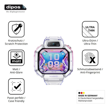6x Schutzfolie matt für Huawei Watch Kids X1 Pro D (7)