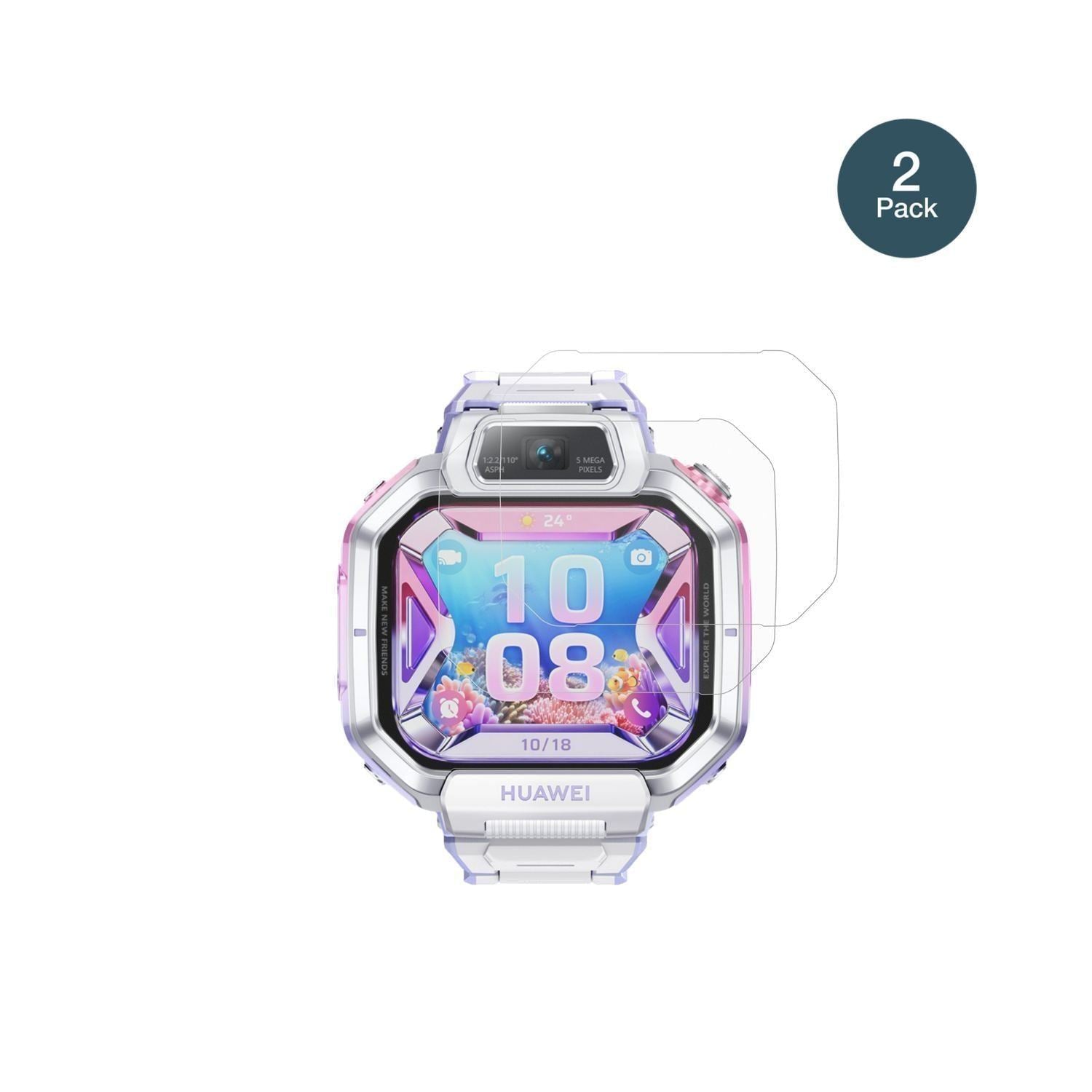 2x 9H Schutzfolie matt für Huawei Watch Kids X1 Pr (2)