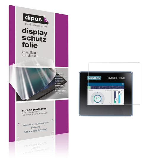 2x Schutzfolie klar für Siemens Simatic HMI MTP400 (1)
