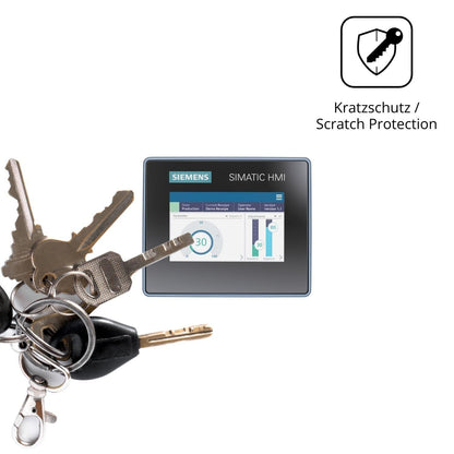 2x Schutzfolie matt für Siemens Simatic HMI MTP400 (4)