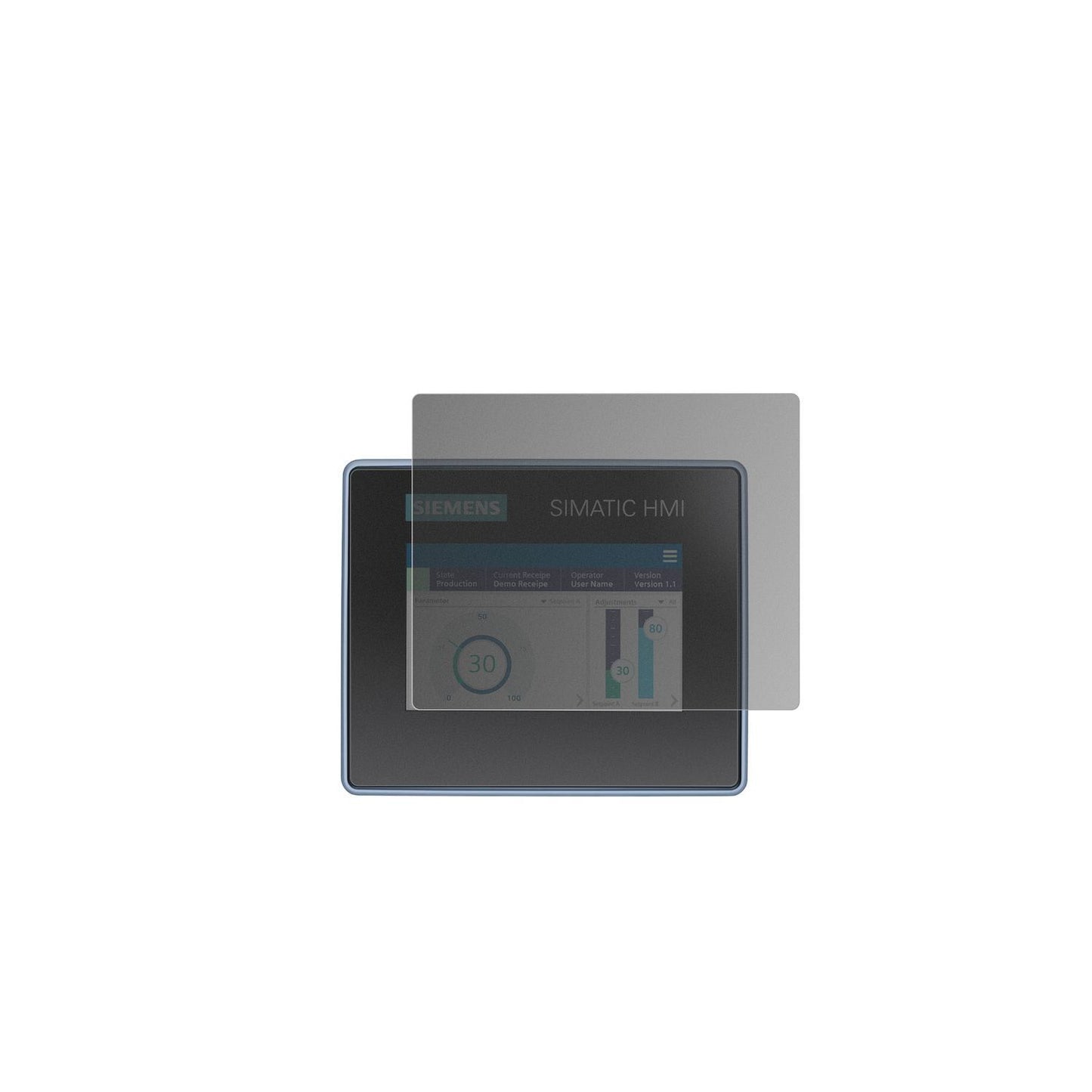 Blickschutzfolie für Siemens Simatic HMI MTP400 ma (2)