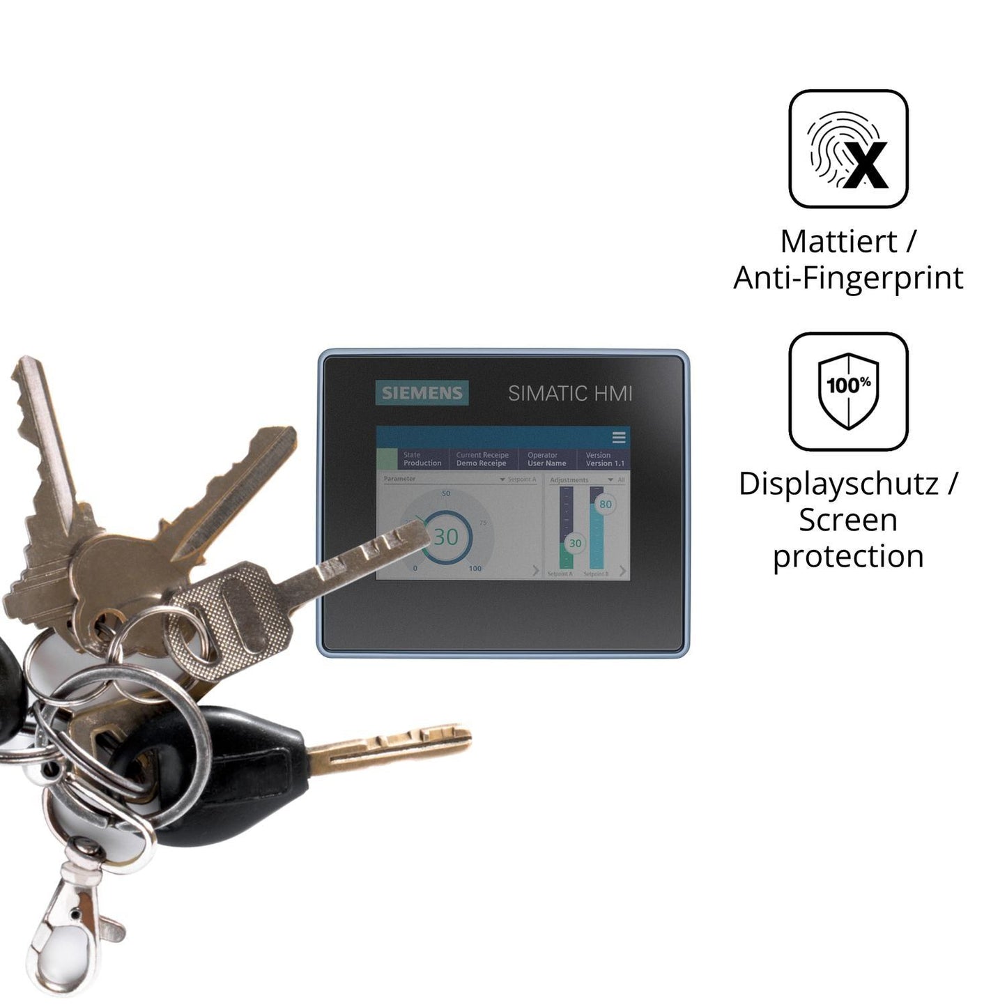 Blickschutzfolie für Siemens Simatic HMI MTP400 ma (3)