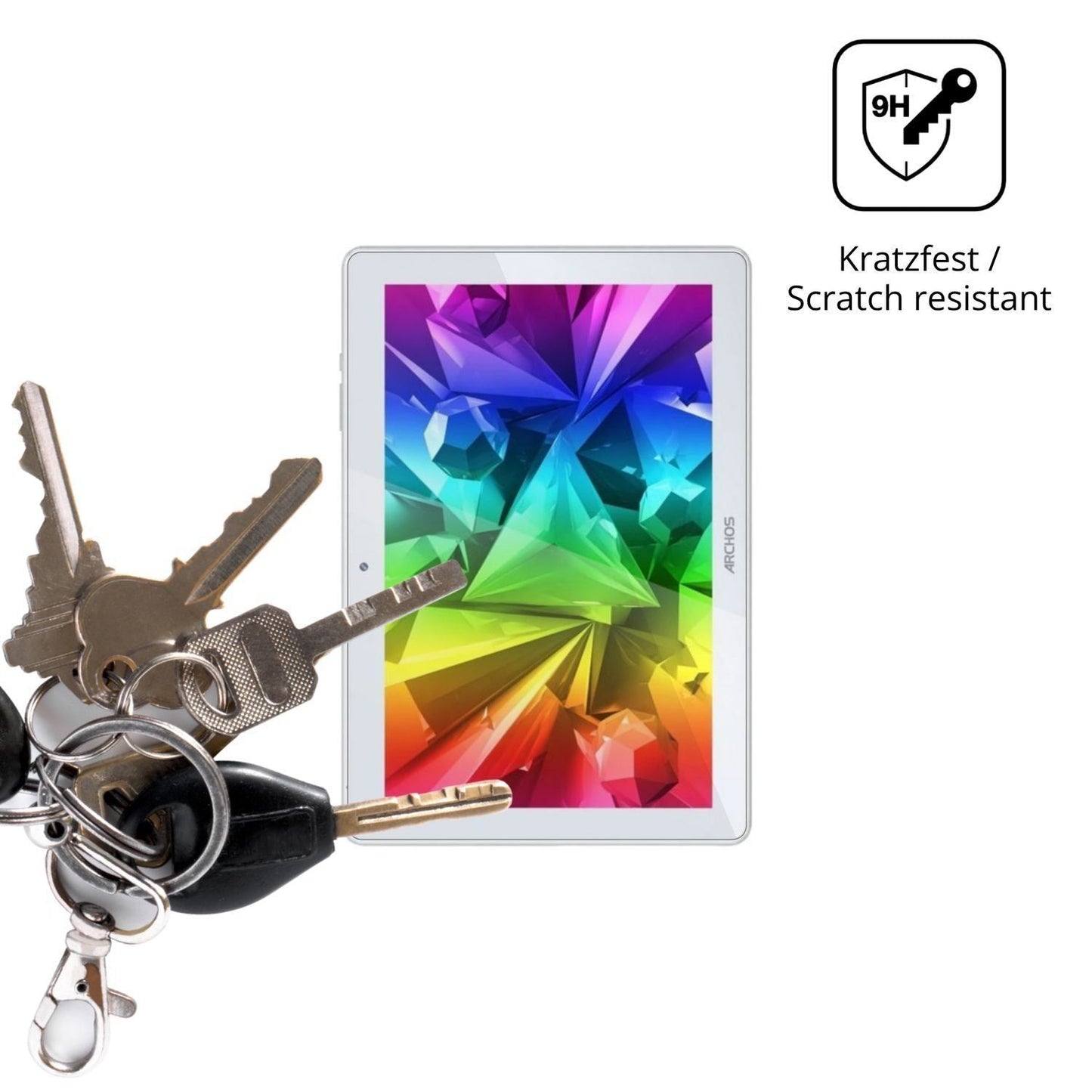 2x 9H Schutzfolie für Archos T101 FHD 4G Ultra Pan (3)