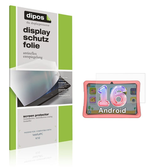 2x Schutzfolie matt für VekfulPC K10 Display-Schut (1)