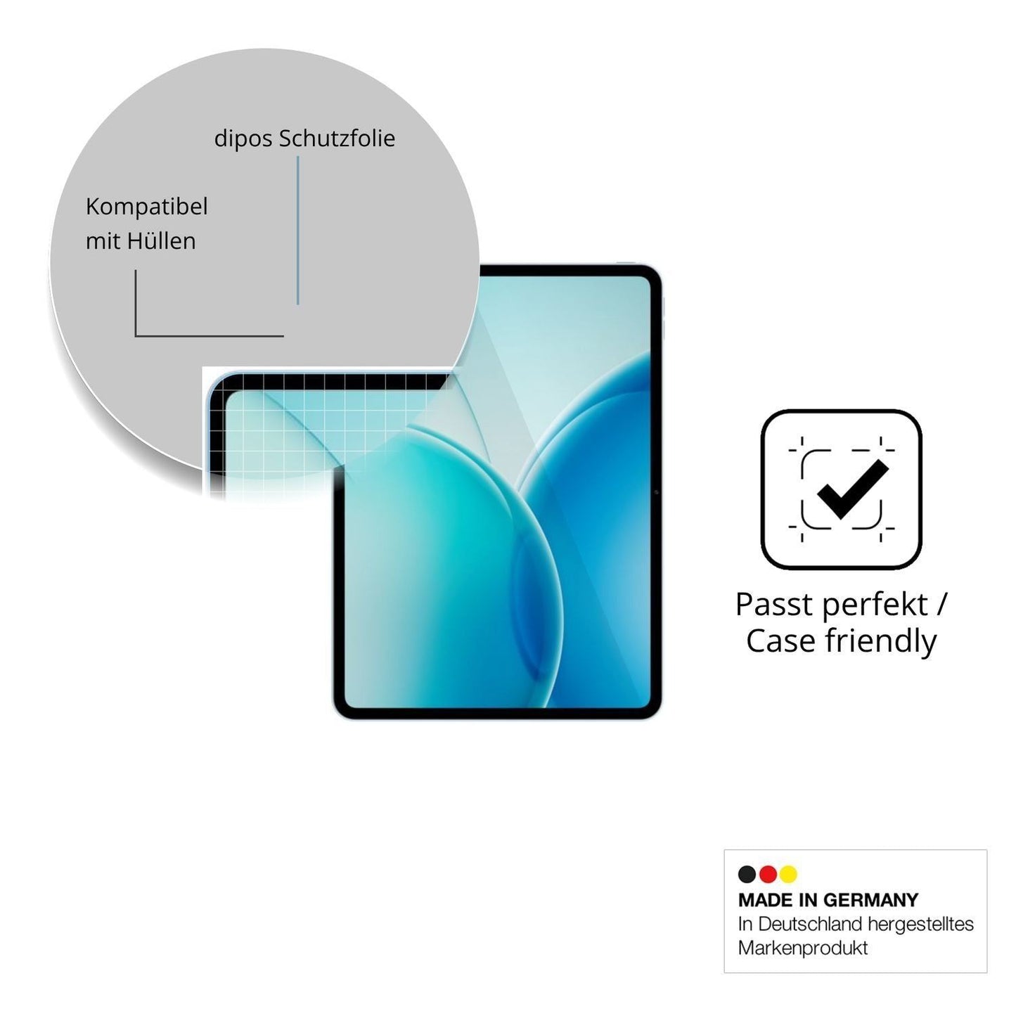 2x Schutzfolie klar für Oppo Pad 6 Display-Schutzf (6)