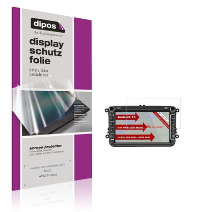 2x Schutzfolie klar für M.I.C. AV8V7-Ultra Display (1)