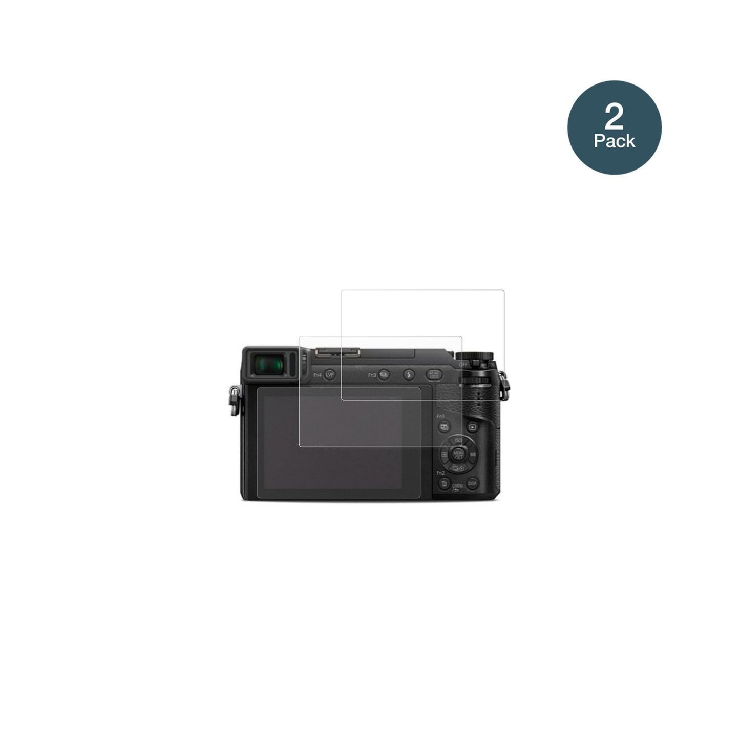 2x 9H Schutzfolie matt für Panasonic GX80 Panzerfo (2)