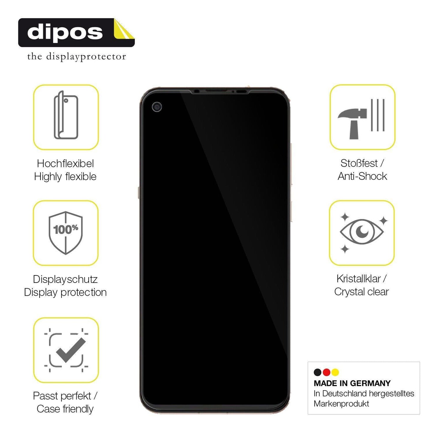 1x 3D Full Cover Schutzfolie für Hisense U30 (7)