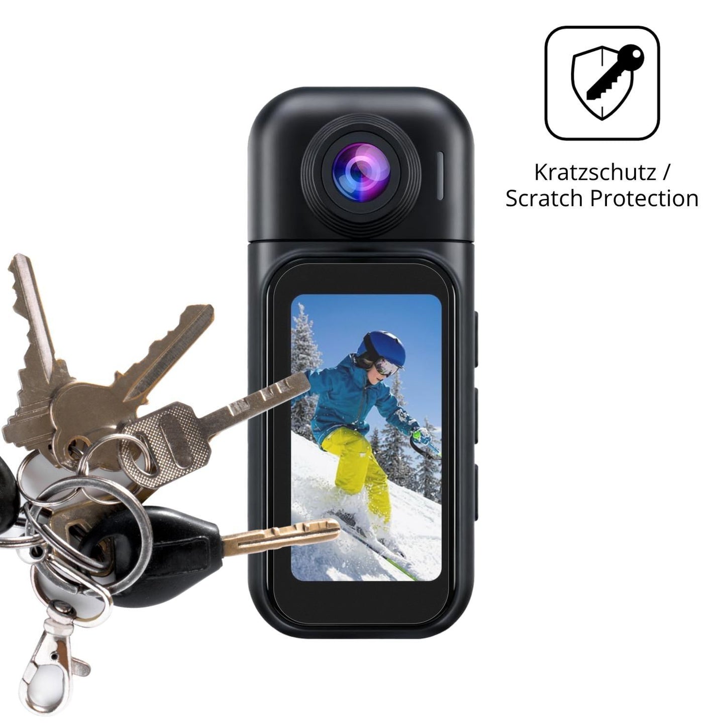4x Schutzfolie matt für YMBZY 4K Mini Action Cam D (4)