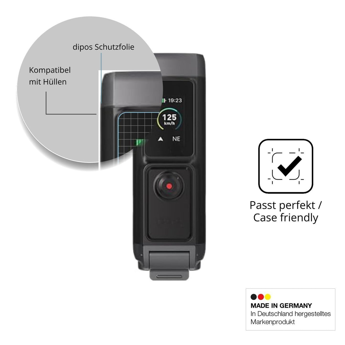 4x Schutzfolie klar für AKEEYO AKY-730 Pro Display (6)
