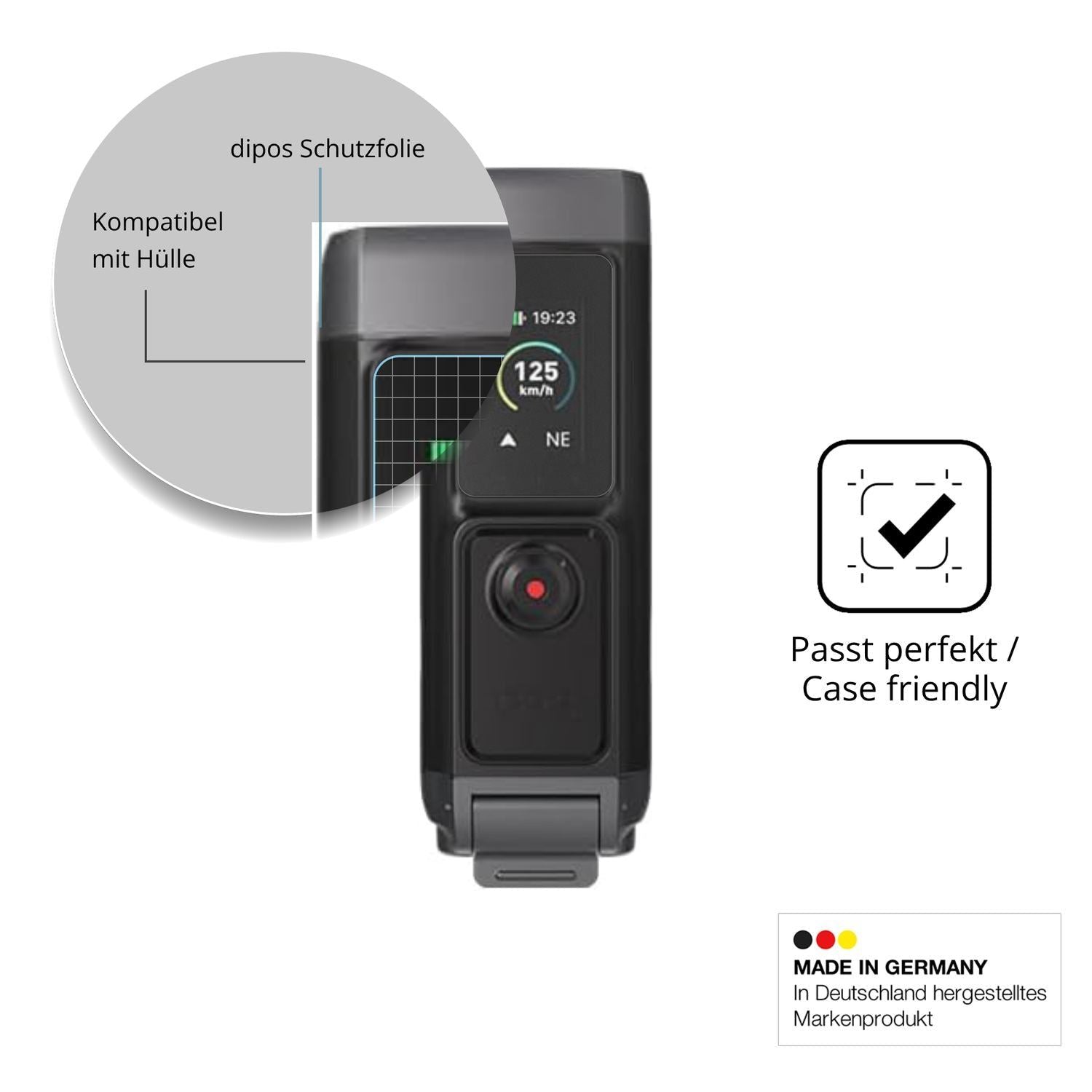 4x Schutzfolie matt für AKEEYO AKY-730 Pro Display (6)
