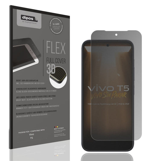 Full Cover Privacy Blickschutzfolie für Vivo T5 (1)