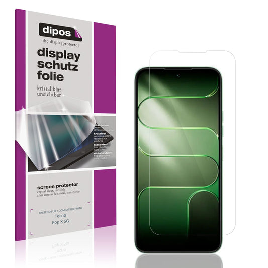 4x Schutzfolie klar für Tecno Pop X 5G Display-Sch (1)