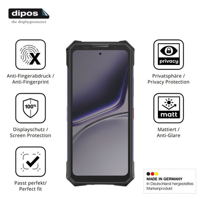Blickschutzfolie für Doogee S300 Plus Thermal matt (5)