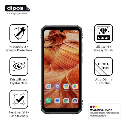 4x Schutzfolie klar für Hotwav T8 Display-Schutzfo (7)