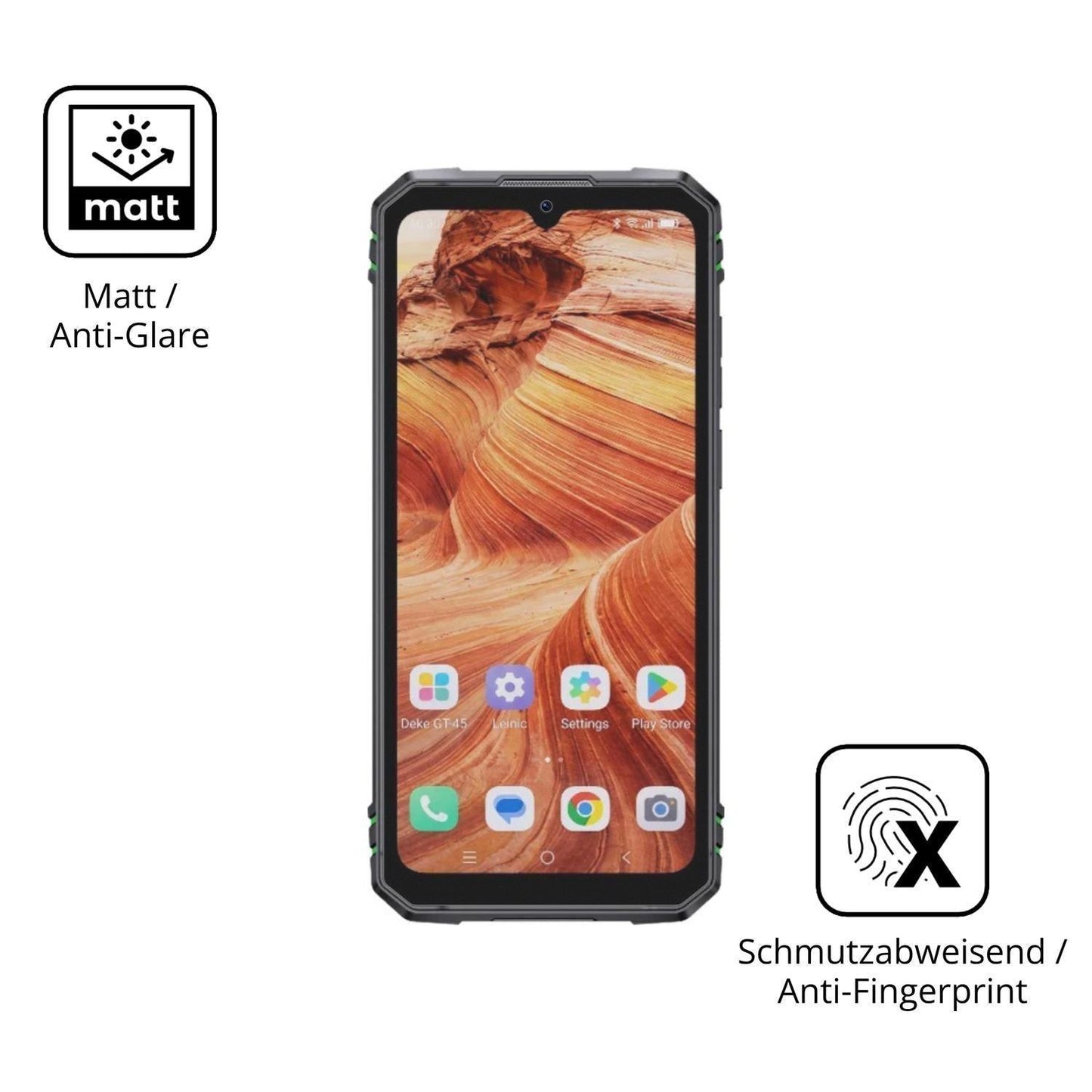 4x Schutzfolie matt für Hotwav T8 Display-Schutzfo (5)