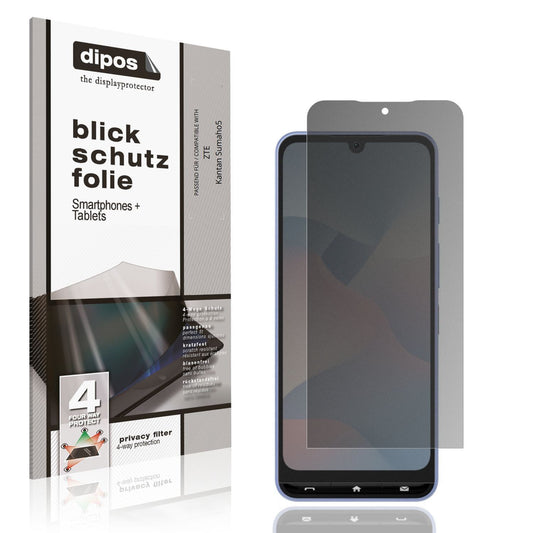 Blickschutzfolie für ZTE Kantan Sumaho5 matt Schut (1)