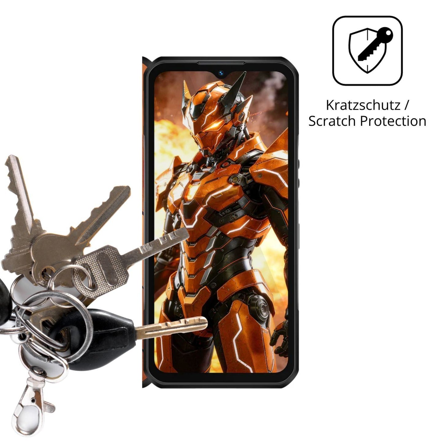 4x Schutzfolie klar für Oukitel WP66 Display-Schut (4)