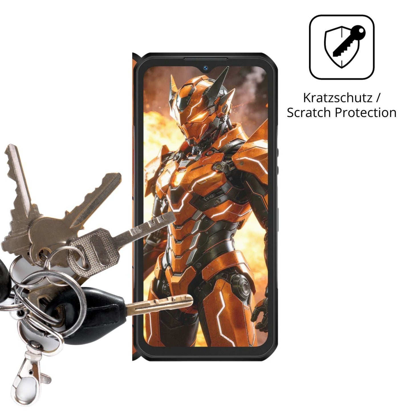4x Schutzfolie matt für Oukitel WP66 Display-Schut (4)