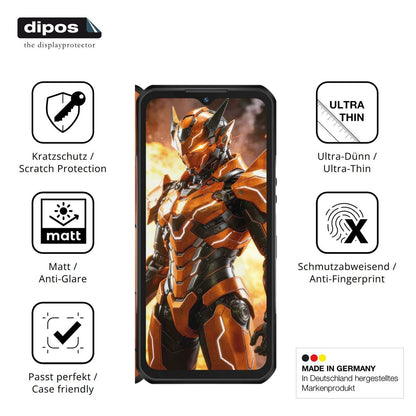 4x Schutzfolie matt für Oukitel WP66 Display-Schut (7)