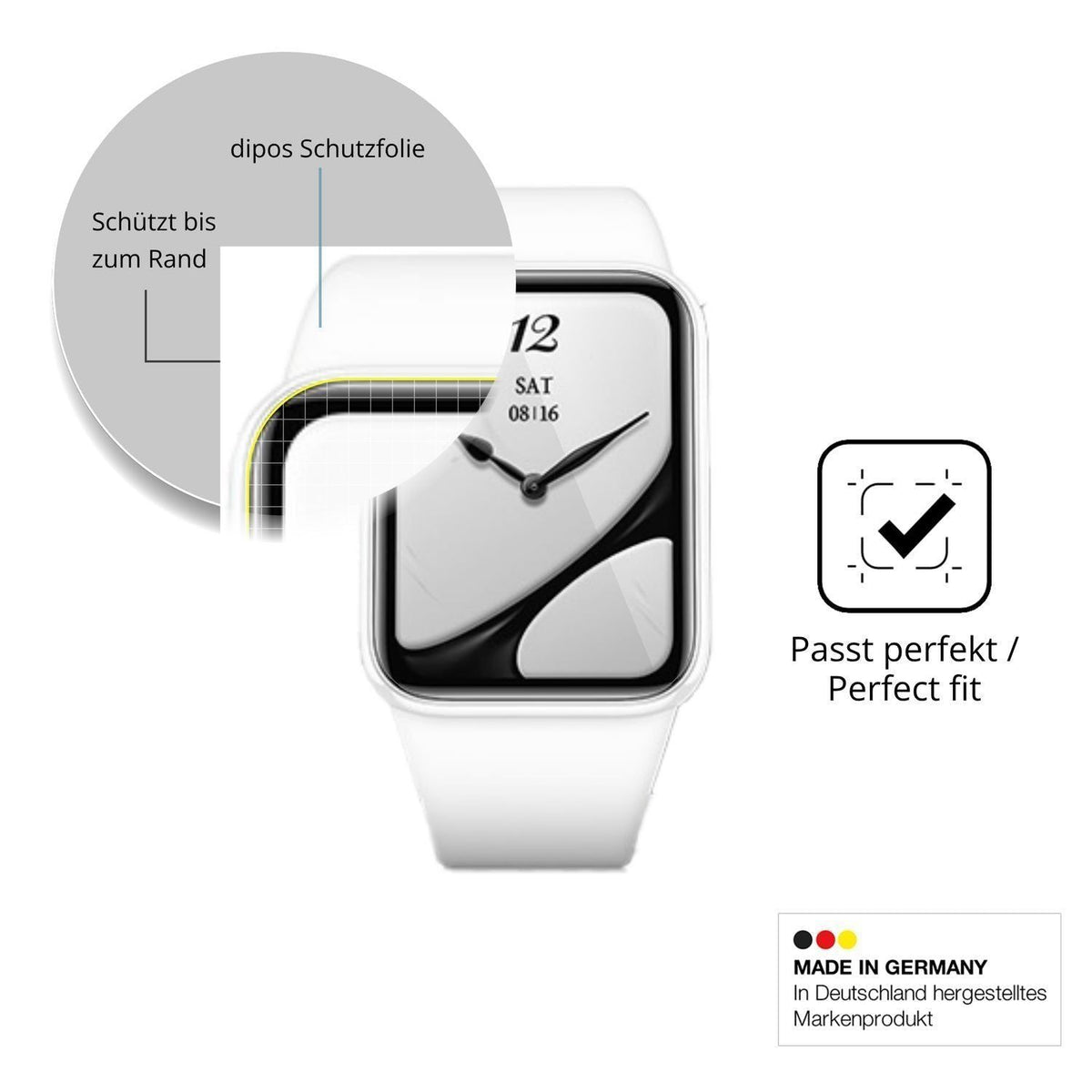 2x 3D Full Cover Schutzfolie für XIAOMI Smart Band (6)