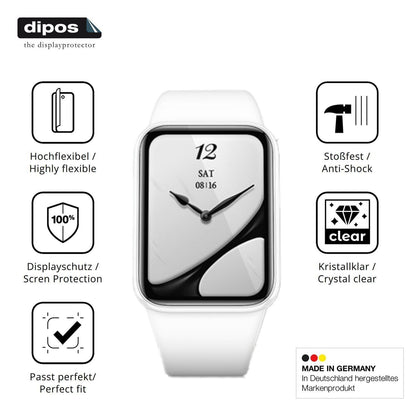 2x 3D Full Cover Schutzfolie für XIAOMI Smart Band (7)