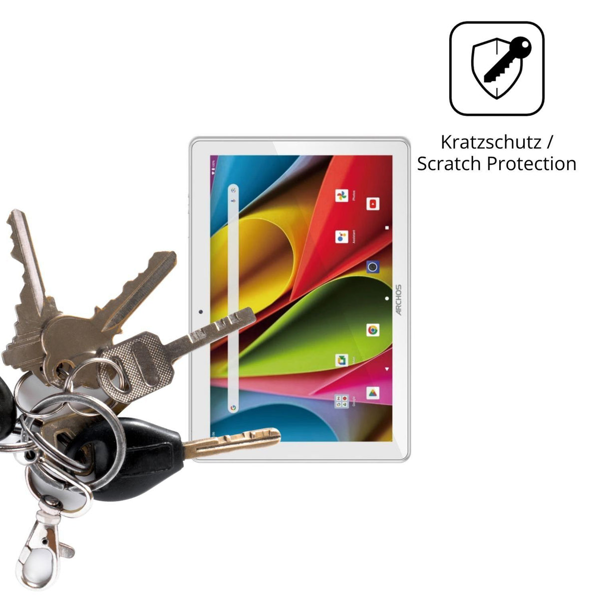 2x Schutzfolie klar für Archos T101 FHD2 WiFi Disp (4)